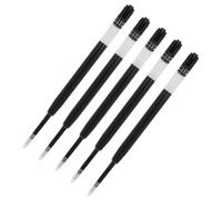 Westcott E-733497 00 - Lot de 5 recharges pour stylo gel - Noir - G2-0,7 mm - Compatible avec ISO Standard G2 - Encre noire à séchage rapide