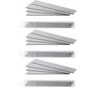 Westcott E-84007 00 Lames de rechange,10 unités, 9 mm (Lot de 3)