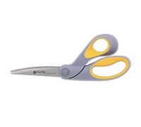 Westcott ExtremEdge Ciseaux coudés en titane à tension réglable, 22,9 cm, gris