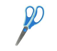 Westcott GRIPEEZE Ciseaux Enfant Bleu Droitier | Ciseaux à Poignée Ergonomique pour Maternelle | Ciseaux de Bricolage 14 cm pour Petites Mains | Bout Arrondi Sûr | E-21572 00