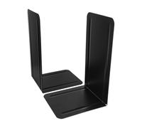 Westcott Serre-Livres Noir (Lot de 2) | Métal 130 x 240 x 140 mm | Support-Livres Robuste pour Livres ou Classeurs | Cale-Livres Solide 1,0 mm d'Épaisseur pour Bureau & Maison | E-10242 00