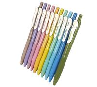 Westcott Stylos gel VINTAGE, lot de 10 pièces, édition printemps | Stylos gel avec 10 couleurs vives et lumineuses | E-733900 00