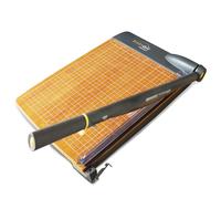 Westcott TrimAir Coupe-papier 15" (38 cm) | Avec noyau en bois et lame revêtue de titane | Coupe-papier à levier avec guide et échelles graduées pour jusqu'à 30 feuilles | 15107