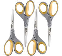 Westcotts 13901 20,3 cm droite en titane Ciseaux 92 DB, gris/jaune, 4 Ciseaux