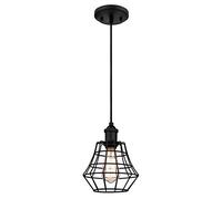 Westinghouse Lighting 6105340 Suspension cage angulaire E27 Acier Noir mat