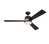 Ventilateur de plafond Tristan Noir avec éclairage Westinghouse