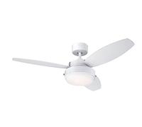 Ventilateur de plafond Alloy 105 cm Blanc avec lumière Westinghouse