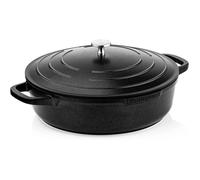 performance series sauteuse 32cm fonte d'aluminium poids léger - induction et tout feux, passe au four et au lave-vaisselle - noir