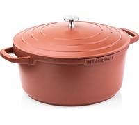 Westinghouse PERFORMANCE SERIES WCCC0095024OR Casserole avec revêtement 24 cm pour induction, tous types de plaques et four - Avec support de poignée - Rouge