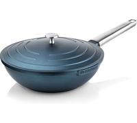 Westinghouse performance series wok pour induction - 28cm wok poêle antiadhésive - tout feux, passe au four et au lave-vaisselle - bleu Bleu G