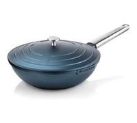 Westinghouse performance series wok pour induction - 28cm wok poêle antiadhésive - tout feux, passe au four et au lave-vaisselle - bleu Bleu G