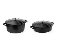 Westinghouse - Série performance - Cocotte 28cm + Casserole 28cm - Noir Noir G