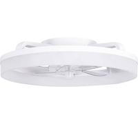 Westinghouse Ventilateur de plafond 20 W (Ø x H) 500 mm x 165 mm blanc minuteur, avec télécommande, avec éclairage, pale