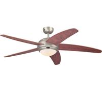 Westinghouse Ventilateur de plafond avec éclairage et télécommande Bendan Étain
