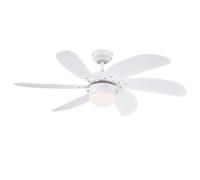 Westinghouse Ventilateur de plafond Turbo Swirl, blanc, 105 cm