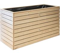 Westmann Asket XL : Plate-bande surélevée de jardin en bois, sans fond, dimensions 160 x 70 cm