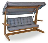 Westmann Balançoire hollywoodienne en bois Viva 2400 Anthracite 237x115x175 cm