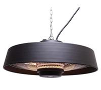 Westmann Infrarot Heizstrahler Radiateur de plafond Fusion Noir 49x49x22 cm