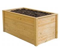 Westmann Larius 115 : Plate-bande de jardin surélevée en bois, en bois de larcin, dimensions 115 x 65 cm