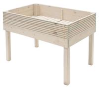 Westmann Lit surélevé en bois Frieda Gris 119x75x79 cm