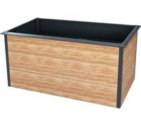 Westmann Métal Lit surélevé Primus-Multi L avec protection anti-limaces aspect bois/anthracite 150x75x77 cm