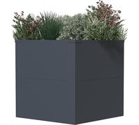 Westmann Metall Jardinière Talus S Jardinière moderne anthracite 50x50x50 cm