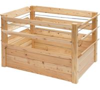Westmann Premium XL : Plate-bande surélevée et jardin d'herbes en bois de larcin, dimensions 125 x 91 cm