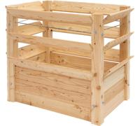Westmann Premium XL : Plate-bande surélevée et jardin d'herbes en bois de larcin, dimensions 91 x 66 cm