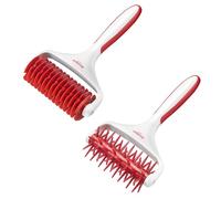 Westmark 1 rouleau à grille, 19,5 cm + 1 rouleau pointillé, 20 cm, plastique, blanc/rouge, 321822E6