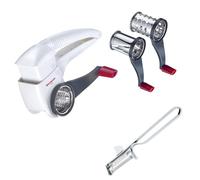 Westmark 117222E7 Râpe à tambour Trio + Éplucheur Famos, Acier inoxydable, Non spécifié