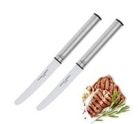 Westmark 2 Couteaux à Légumes et Steak, à Lame crantée, longueur : 23 cm chacun, Monopol Edition, Inox/plastique, Profi, argenté, 169233E3
