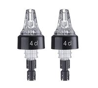 Westmark 2 Doseurs/Becs Verseurs, Portionneurs, Dosage par Bec Verseur : 4 cl, Plastique, Auto-Pour, Transparent, 994022EG