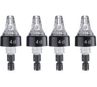 Westmark 2 Doseurs/Becs Verseurs, Portionneurs, Dosage par Bec Verseur : 4 cl, Plastique, Auto-Pour, Transparent, 994022EG (Lot de 2)