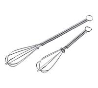 Westmark 2 Mini Fouets, Acier Inoxydable 18/8, 15cm et 20 cm Longueur, Argenté, 12472270