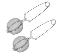 Westmark 2 passoires à thé Pliables Pratiques - idéales pour préparer du thé en Vrac, en Acier Inoxydable pour Un goûter détendu, ø 6,5 cm, Longueur 17,5 cm, 153422E3