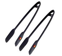 Westmark 2 Pinces à Rôtir et à Servir - 2 Pinces à Gril Pratiques pour Retourner la Viande, le Poisson et les Légumes, Plastique, Longueur 33, 2 cm Chacune - Noir, 286922E3