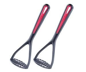 Westmark 2 Presse-purée de Pommes de Terre, longueur : 27,5 cm, Gallant, noir/rouge, 296322E3