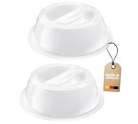 Westmark 224622E3 Lot de 2 cache-assiettes en plastique Blanc Ø 27,5 cm