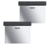 Westmark 2X Coupe Pâte/Corne à Pâtisserie, avec Poignée, Dimensions : 8 x 12 cm, Acier Inoxydable/Plastique, Master Line, Noir/Argent, 308022E3