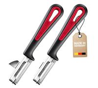 Westmark 2x Eplucheur économe Universel, Gallant, avec Lame vissée en Acier inoxydable, noir/rouge, 290922E3