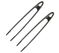 Westmark 2X Pince de Cuisine, de Friture et de Service, Pince à Grillade, Plastique, Longueur: 29 cm, Noir, 136922E3