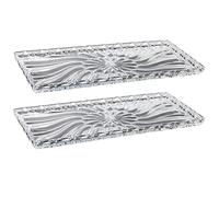 Westmark 2X Plat à Tarte et à Gâteau, Résistant à la Brisure, Aspect Verre, Plastique, Transparent, 344022E3