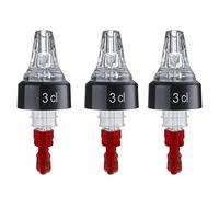 Westmark 3 doseurs/becs verseurs gradués, dosage par bec verseur : 3 cl, plastique, Auto-Pour, transparent, 993071EG