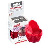 Westmark 30142260 Moules à Muffin Silicone Rouge 7 x 7 x 3 cm Set de 6