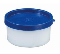 Westmark Boîtes à herbes/épices 4x100 ml – empilables, plastique, couvercle inclus, transparent/bleu