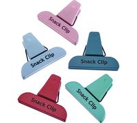 Westmark 52172270 Lot de 5 clips pour sacs à collations en plastique frais, couleurs assorties