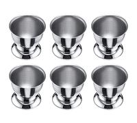 Westmark 6 Coquetiers à Pied, Empilable, ø 5 cm, Acier Inoxydable, Argent, 207422E3