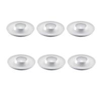 Westmark 6 Coquetiers, Ronds, Empilables, ø 10 cm, Plastique de qualité supérieure, Punto, Blanc, 206222E3
