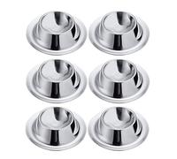 Westmark 6 Coquetiers, Ronds, Empilables, ø 8,5 cm, Acier Inoxydable, Argent, 207222E3