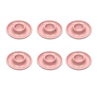 Westmark 6 Coquetiers, Ronds, Empilables, 10 cm, Plastique de Qualité Supérieure, Punto, Rose, 206222EP